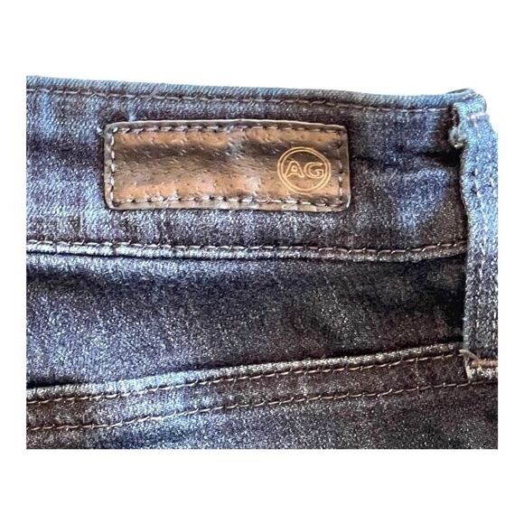 AG Adriano Goldschmied Willow Skinny Jeans – Black, 29R, Pre-Loved - Picture 8 of 16